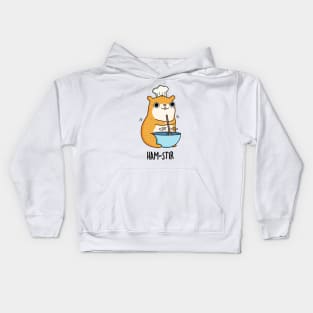 Ha-m-stir Funny Hamster Pun Kids Hoodie